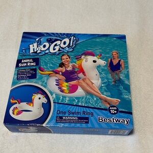 Bestway Unicorn Swim Ring - Colorful Pool Float
